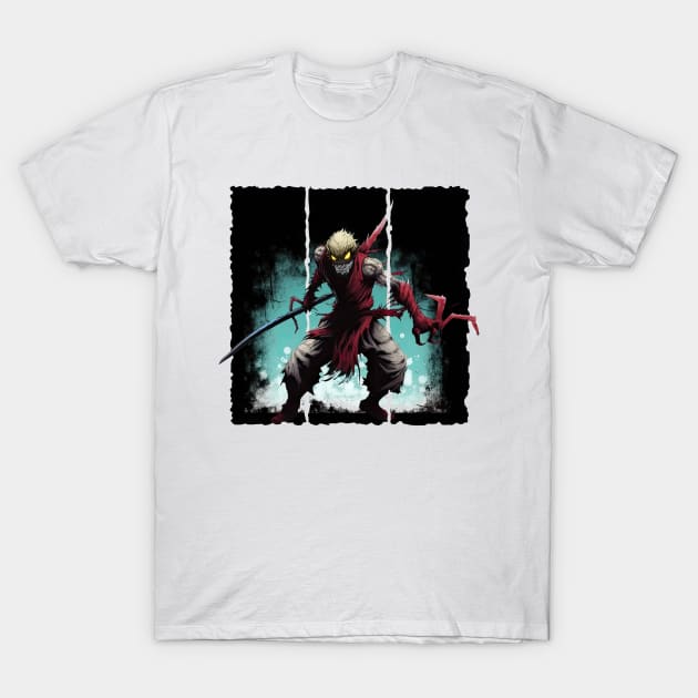 Shadow Assassin: Mysterious Ninja Warrior Creature T-Shirt by MerlinArt